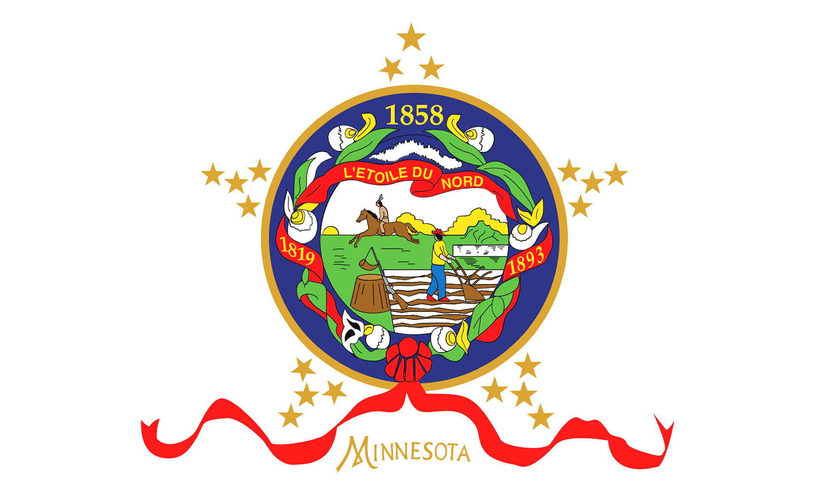 The Flag of Minnesota - Original